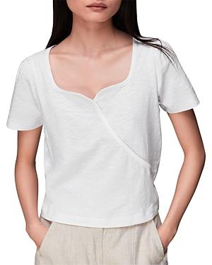 Whistles Faux Wrap Tee