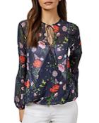 Ted Baker Valntia Hedgerow-print Blouse