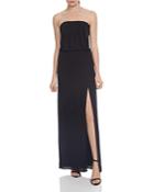 Halston Heritage Strapless Draped-back Gown - 100% Exclusive