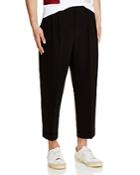 Mcq Pleated Cropped Relaxed Fit Trousers