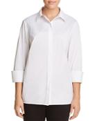 Lafayette 148 New York Plus Augusta Button-down Blouse