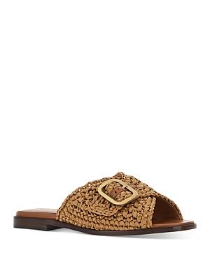 Tod's Women's Sand Cuoio Fascia Slide Sandals