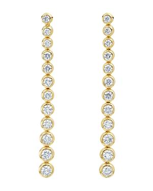 Gumuchian 18k Yellow Gold Moonlight Diamond Linear Drop Earrings
