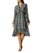 Karen Millen Printed Chiffon Dress