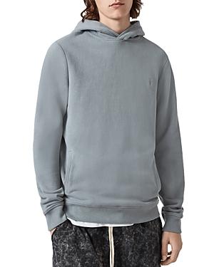 Allsaints Raven Cotton Embroidered Logo Regular Fit Hoodie