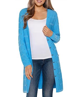 Belldini Dot Grid Duster Cardigan