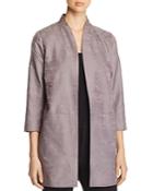 Eileen Fisher Jacquard Open-front Jacket