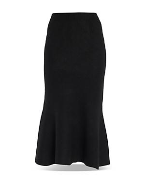 Lanvin Fit-and-flare Wool & Cashmere Midi Skirt