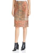 Kobi Halperin Devon Tile-print Skirt