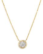 Bloomingdale's Diamond Flower Pendant Necklace In 14k Yellow Gold, 0.40 Ct. T.w. - 100% Exclusive