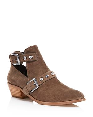 Rebecca Minkoff Abigail Suede Studded Booties