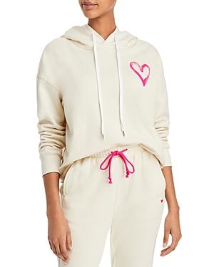 Kerri Rosenthal Sketch Heart Cotton Boyfriend Hoodie