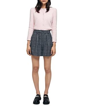 Maje Incia Plaid Shorts
