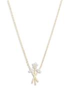 Adina Reyter 14k Yellow Gold Paris Diamond Floral Bouquet Pendant Necklace, 15-16