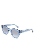 Bobbi Brown Zoe Oval Sunglasses, 49mm