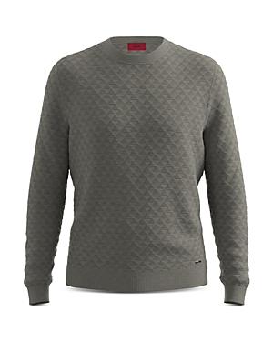 Hugo Satu Structured Knit Crewneck Sweater