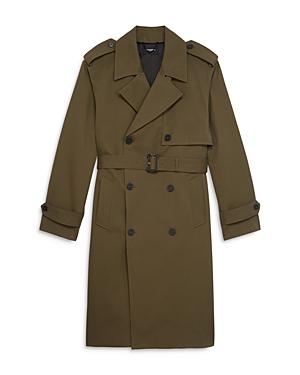 The Kooples Double Breasted Military Trench Coat