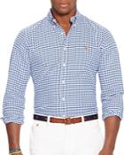 Polo Ralph Lauren Slim Fit Long Sleeve Gingham Checked Button Down Shirt