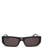 Balenciaga Unisex Rimless Square Sunglasses, 99mm