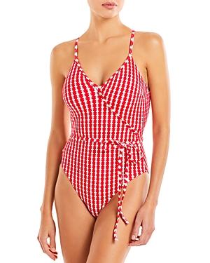 Lemlem Zala Red Ballet One Piece Swimsuit