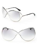 Tom Ford Miranda Crossover Sunglasses, 68mm