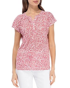 B Collection By Bobeau Caty Button Placket Top