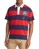 Moncler Rugby Striped Polo Shirt