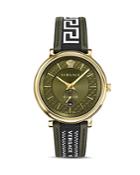 Versace V Circle Greca Edition Watch, 42mm