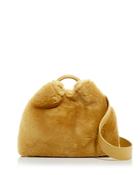 Elleme Raisin Shearling Shoulder Bag