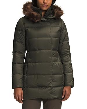 The North Face New Dealio Hooded Faux Fur Trim Down Parka