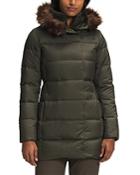 The North Face New Dealio Hooded Faux Fur Trim Down Parka