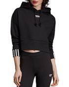 Adidas Cropped Hooded Sweatshirt