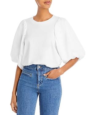 Cinq A Sept Moda Puff Sleeve Top