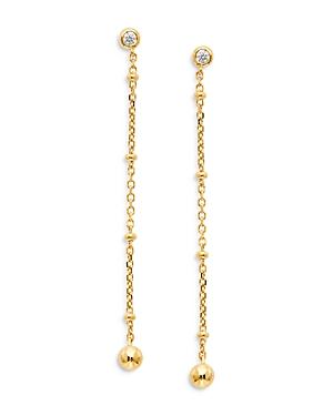 Nadri Lala Beaded Line Earrings