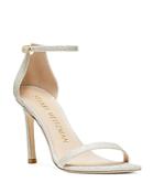 Stuart Weitzman Women's Amelina 95 Glitter High Heel Sandals