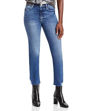 Frame Le High Straight Leg Jeans In Stallion Chew