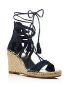 Vince Camuto Tannon Lace Up Espadrille Wedge Sandals