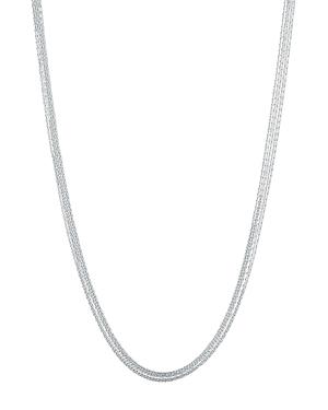 Links Of London Sterling Silver Essential Silk 5-row Necklace, 31.5