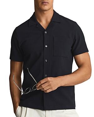 Reiss Bovice Seersucker Regular Fit Short Sleeve Shirt