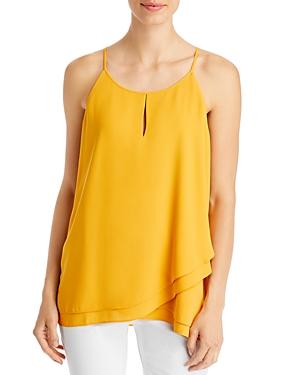 T Tahari Layered Halter Top