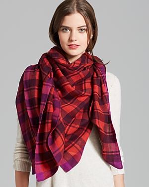 Marc By Marc Jacobs Scarlette Check Scarf | LookMazing