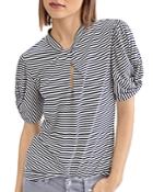 7 For All Mankind Cotton Twisted Top