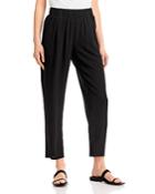 Eileen Fisher Tapered Ankle Silk Pants