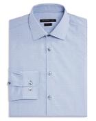 John Varvatos Star Usa Micro Check Regular Fit Dress Shirt
