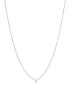 Aerodiamonds 18k Rose Gold Solo Petite Diamond Fringe Necklace, 16