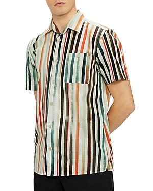 Ted Baker Print Stripe Shirt