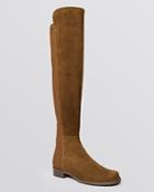 Stuart Weitzman Over The Knee Stretch Suede Tall Boots - 5050