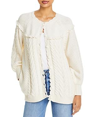 Loveshackfancy Lake Boyfriend Cardigan Sweater