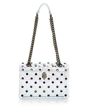 Kurt Geiger London Kensington Transparent Embellished Shoulder Bag