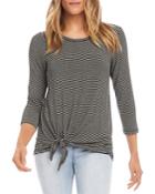 Karen Kane Striped Side Tie Top